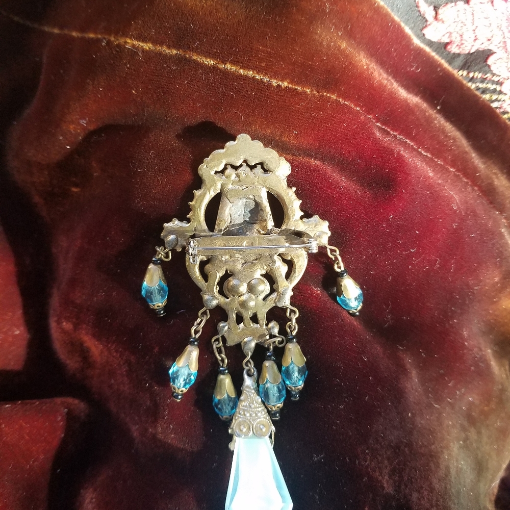 CZECH GLASS BROACH - Picture 4 of 5
